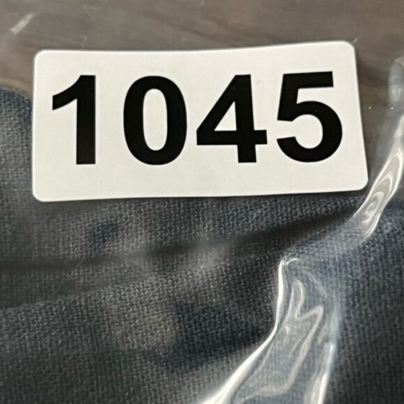 Felina Blue wide leg cropped Linen Cotton Blend Pull On Pant Lagenlook SZ Large - Picture 12 of 12